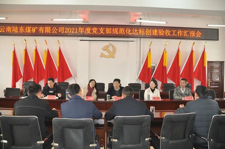 兴发娱乐·(中国游)最新官方网站（煤化）集团党委组织开展2021年度党支部规范化建设达标创建考核验收工作